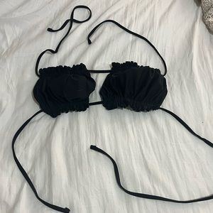 Black bikini top